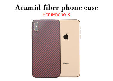 Geval van de de Vezeltelefoon van Aramid van de lensbescherming het ultra Slanke voor iPhone X