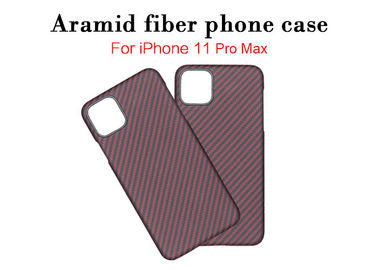 Het sterke Beschermende Geval van de de Vezeltelefoon van iPhone 11 Promax aramid phone case carbon