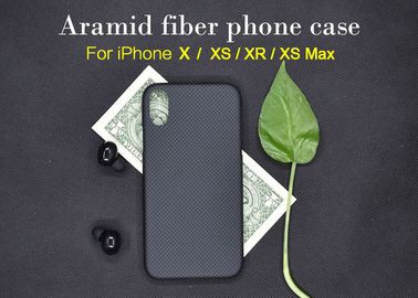 Geval van de de Vezeltelefoon van Aramid van de kras het Bestand Duidelijke Stijl Echte voor iPhone X