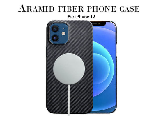 Plastic Ring Design Aramid Fiber Phone-Gevalzwarte met Metaalplaat