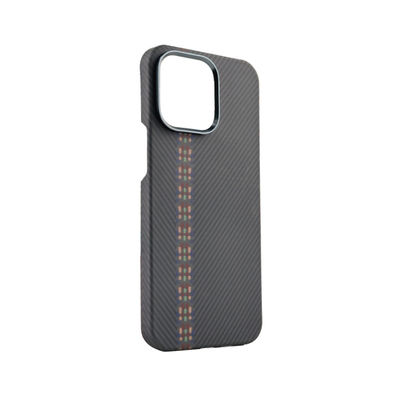 Magnetische Aramidvezel telefoonhoesje voor iPhone 16 Pro met aanpasbare kleur en luxe ontwerp