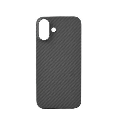 Superdun luxe design aramide carbon fiber telefoonhoesje voor iPhone 16 Pro met vuilafstotende bescherming