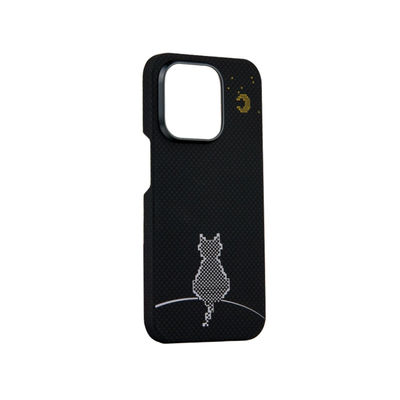 Ultra Dunne 0,8 mm Dikte 16 g Gewicht Vuilbestendige Aramidvezel telefoonhoes voor iPhone 16 Pro Max