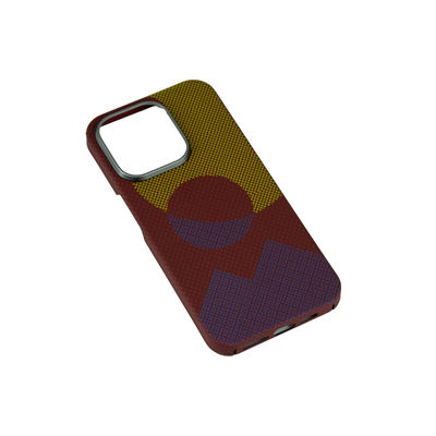 Luxe Aangepaste Patroon Aramid Carbon Fiber Telefoonhoes voor iPhone 16 Pro Max met 0,8 mm Dikte en 16g Gewicht