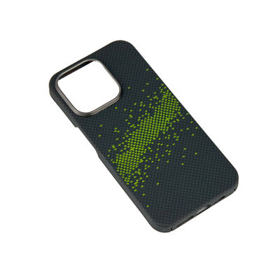 2024 Nieuwe Luxe Aangepaste 0,8 mm Dikte 16 g Gewicht Aramide Vezel Telefoonhoesje voor iPhone 16 Pro Max