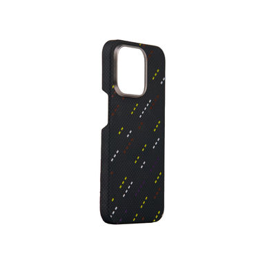 Gepersonaliseerd Pattern Logo Power Case Anti-Knock Aramid Carbon Fiber Phone Case voor iPhone 16 Pro Max