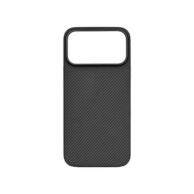 Gepersonaliseerde Aramid Carbon Fiber Mobile Cover met metalen frame voor iPhone 17 Pro Max