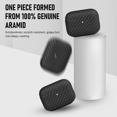 Black Color Carbon Aramid Fiber Earphone Case for AirPods Pro 3
