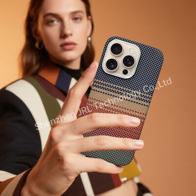 Gepersonaliseerd Sunset Pattern Super Thin Aramid Carbon Fiber Mobile Cover voor iPhone 17 Pro