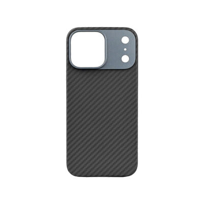 Aangepaste Metalen Frame Ultra Dunne Aramid Koolstofvezel Mobiele Cover voor iPhone 17 Pro