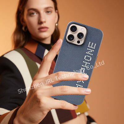 Glow In The Dark Super Light Aramid Carbon Fiber Mobile Cover voor iPhone 17 Pro