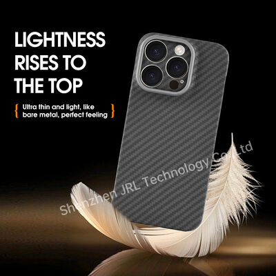 Customized Cutouts Magnetic Design Aramid Fiber Phone Case For iPhone 17 Pro Max