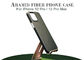 Het ruimtevaart Materiële Aramid-Geval van de Koolstoftelefoon voor iPhone 12 Pro Maximum