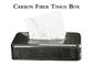 3K glanzend het Papieren zakdoekjevakje van de Koolstofvezel voor Auto
