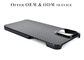 Het glanzende Geval van de Vezeliphone van Aramid van de Oppervlakte Zwarte Koolstof voor iPhone 12 Pro Maximum