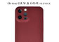Rode het Gevalsgs van Aramid van de Kleurencamera Volledige Bescherming voor iPhone 12 Pro Maximum