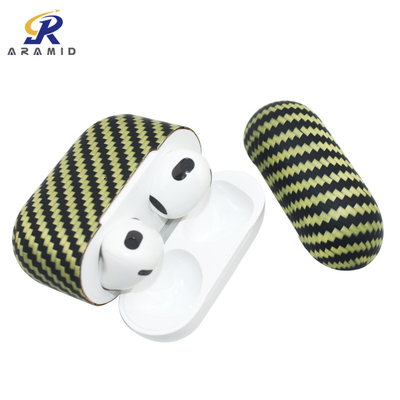 OEM/ODM het Geval van Airpods van de Koolstofvezel met Geweven Oppervlakte
